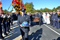 Funeral of retired Lt. Larry Hughes Sr. Engine 51  10-13-12