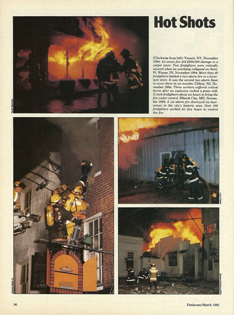 March, 1985 Firehouse Magazine